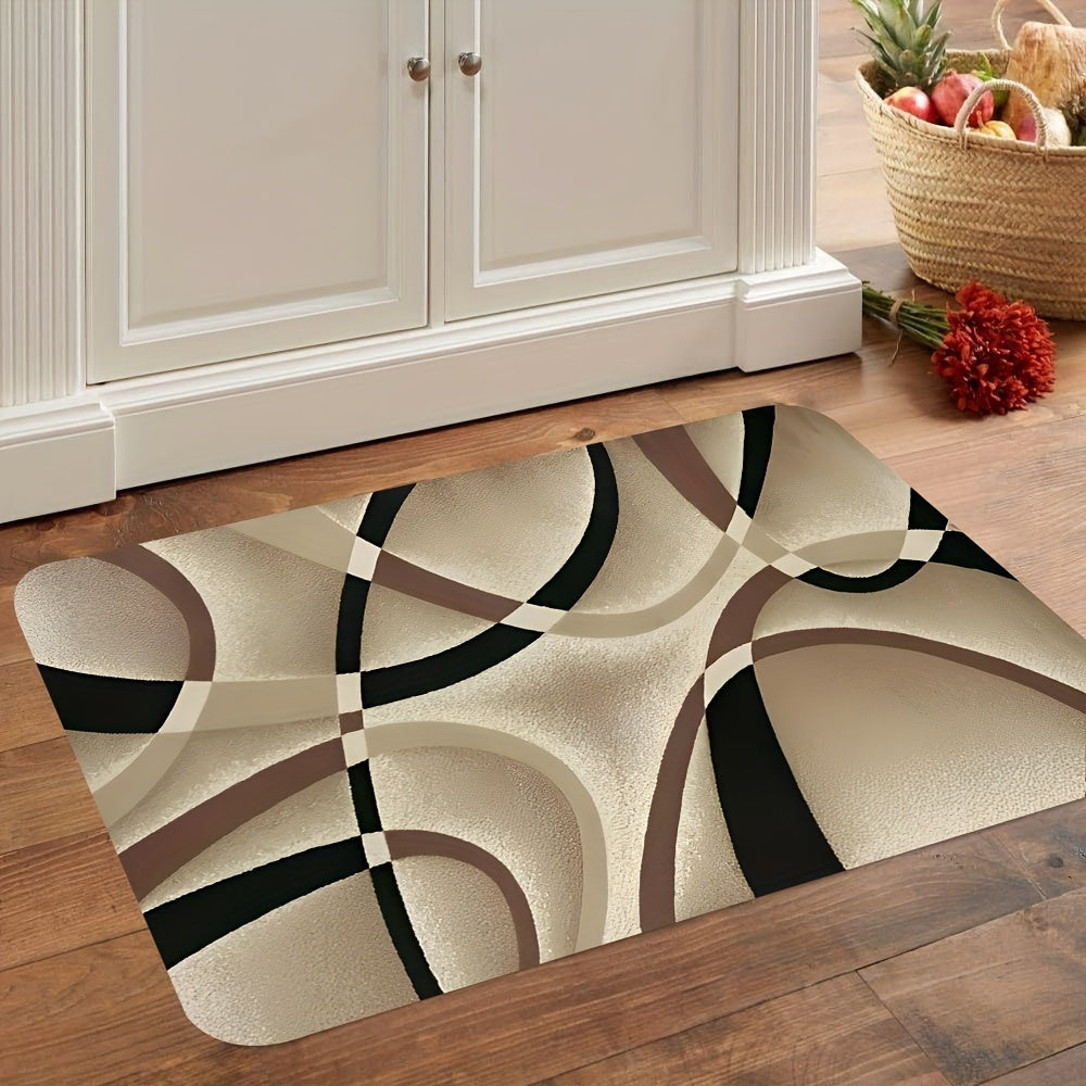 Bohemiya chiziqli hudud halqasi yuviladigan ichki bezak ko'p maqsadli gilam