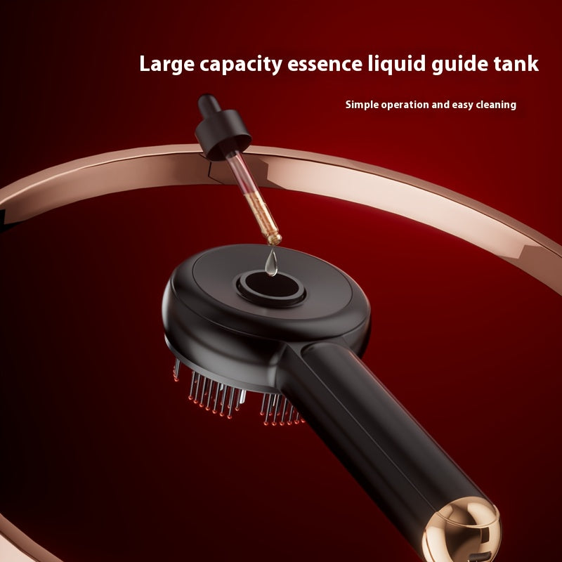 USB Rechargeable Scalp Massage Comb with Vibration for Relaxation