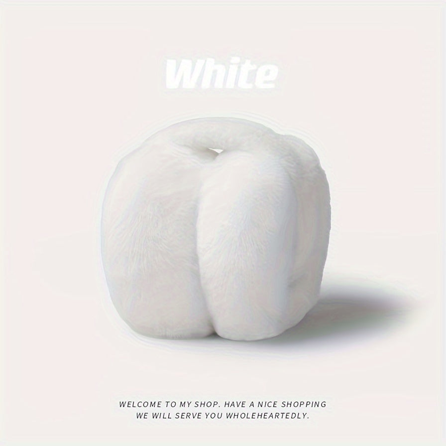 Women's Winter Earmuffs Soft Polyester Fleece Foldable Adjustable Warm Accessories