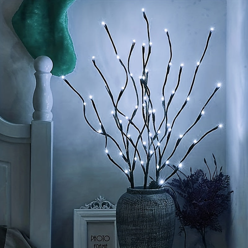 20LED Tree Branch Lamp Indoor Decorative Fairy Lights for Festive, Wedding, Ramadan Eid, Valentine's Day