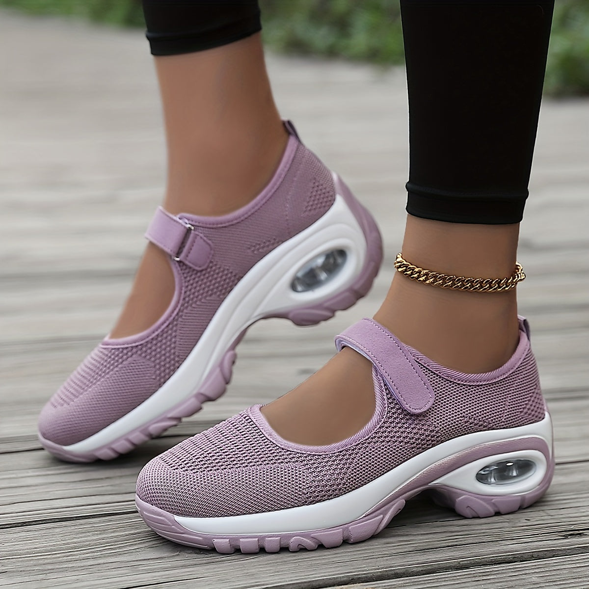 Women's Mesh Wedge Sneakers Breathable Cushion Walking Shoes Plus Size