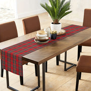 Polyester Christmas Table Runner with Red and Green Plaid for Holiday Decor