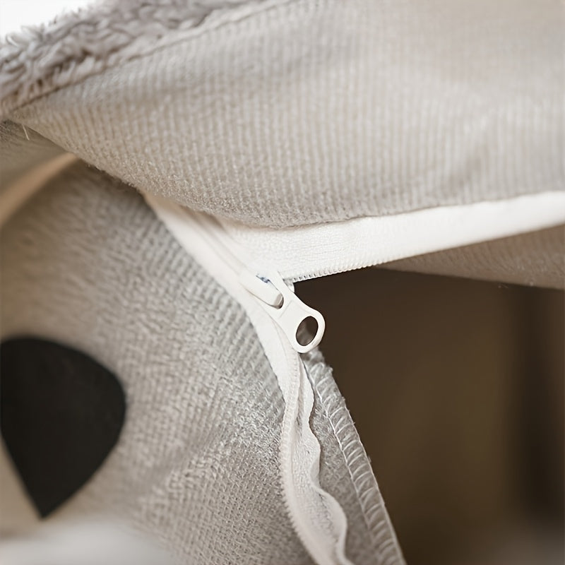 Pet House for Cats and Dogs with Washable Winter Bed Soft Polyester Classic Style