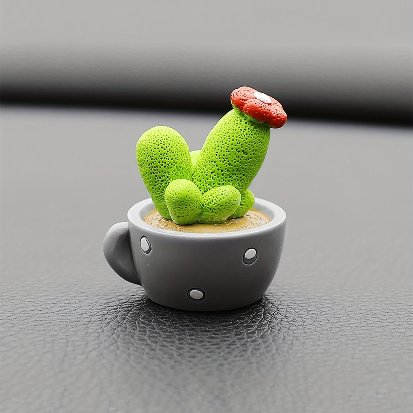 Juego de 4 plantas suculentas artificiales en miniatura en macetas de cerámica, decoraciones para el tablero del coche