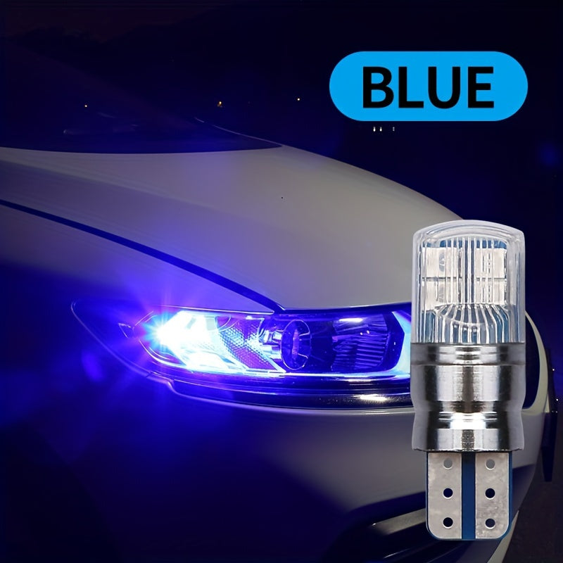 2pcs T10 W5W W16W LED Car Lights Dual-Color 3030 8SMD Canbus Error-Free