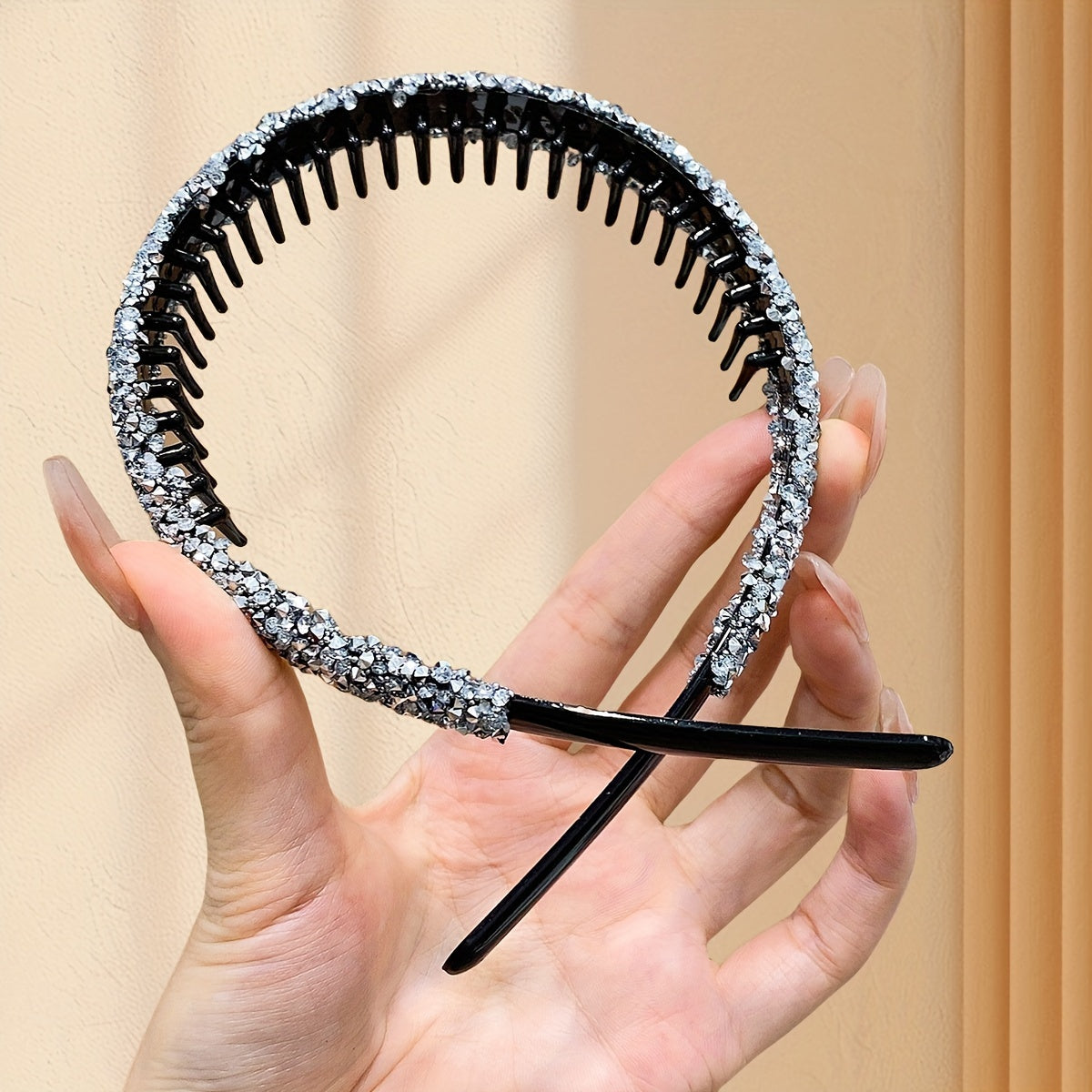 3-to'plam aralash rangli rezin soch bog'lamlari qizlar uchun, sirpanmaydigan tishli soch aksessuarlari