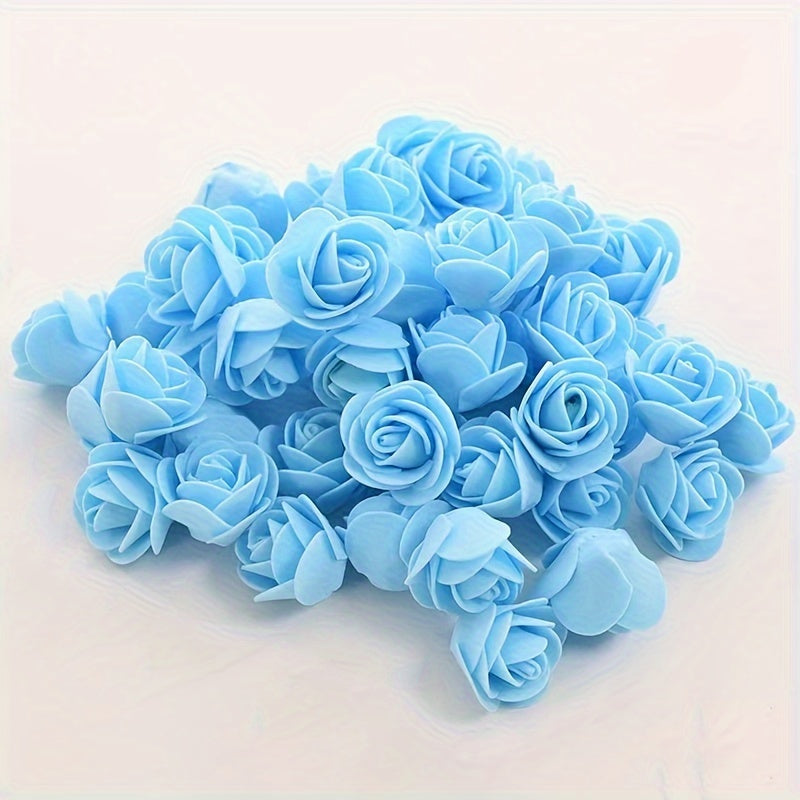 Artificial Rose Heads 100pcs for Weddings Garlands Interior Decor Gifts