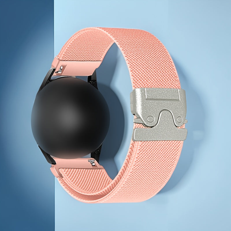 Elastic Nylon Watch Strap Adjustable Polyamide Band for Smartwatches 18mm 20mm 22mm