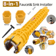 Multipurpose Faucet Wrench Tool for Sink and Pipe Installation in Bathroom and Kitchen