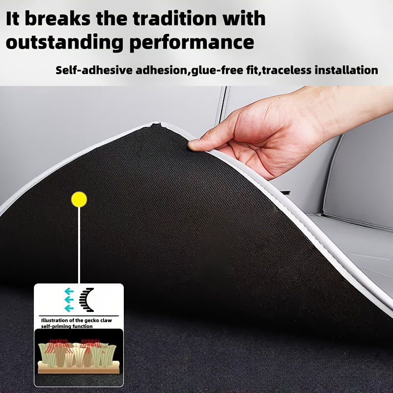 Car Trunk Mat Leather Luggage Tray for Model Y 2025 5-Seater Wear-Resistant