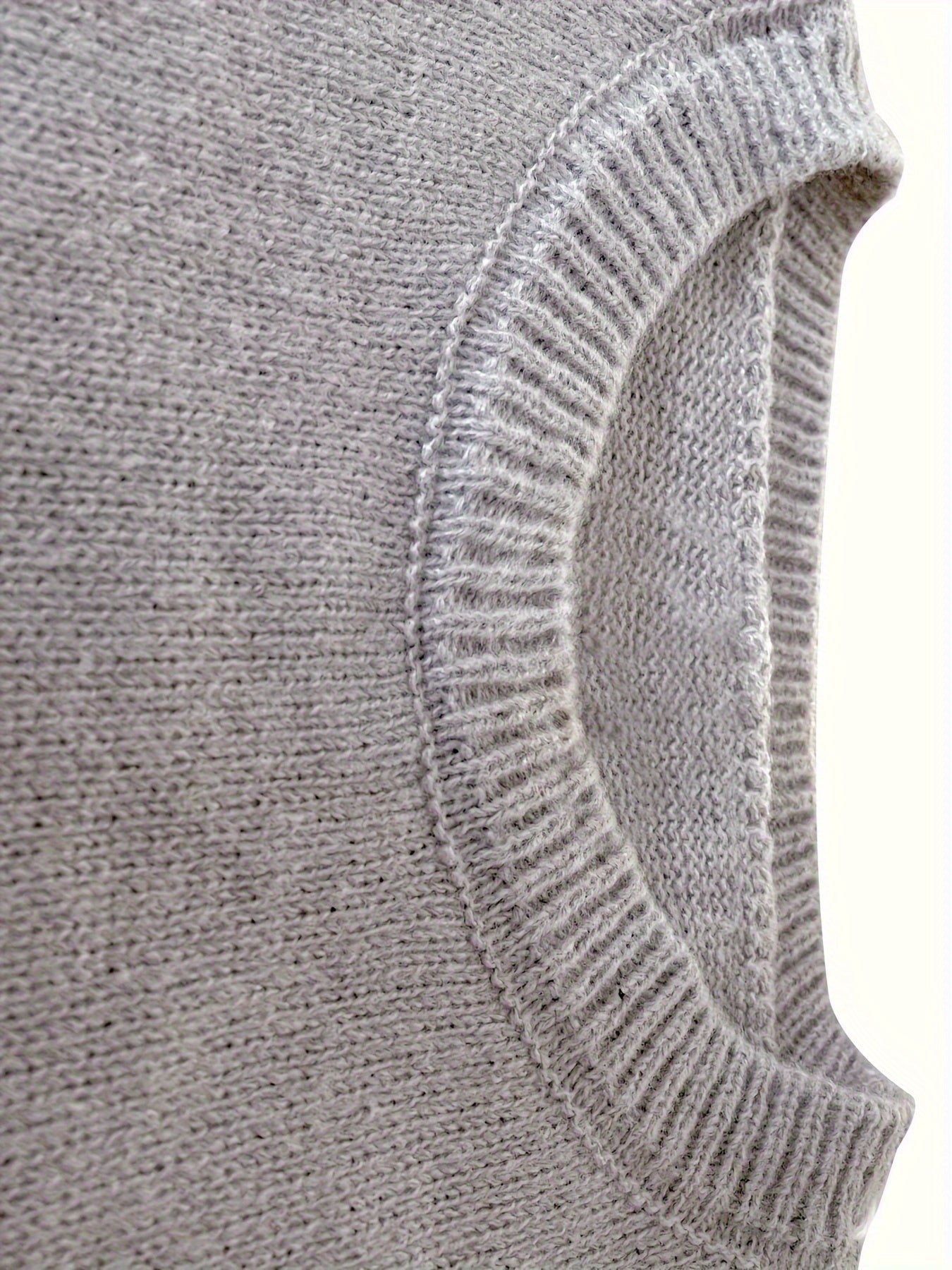 Women's Plus Size Knit Sweater Crew Neck Long Sleeve Fall Winter Solid