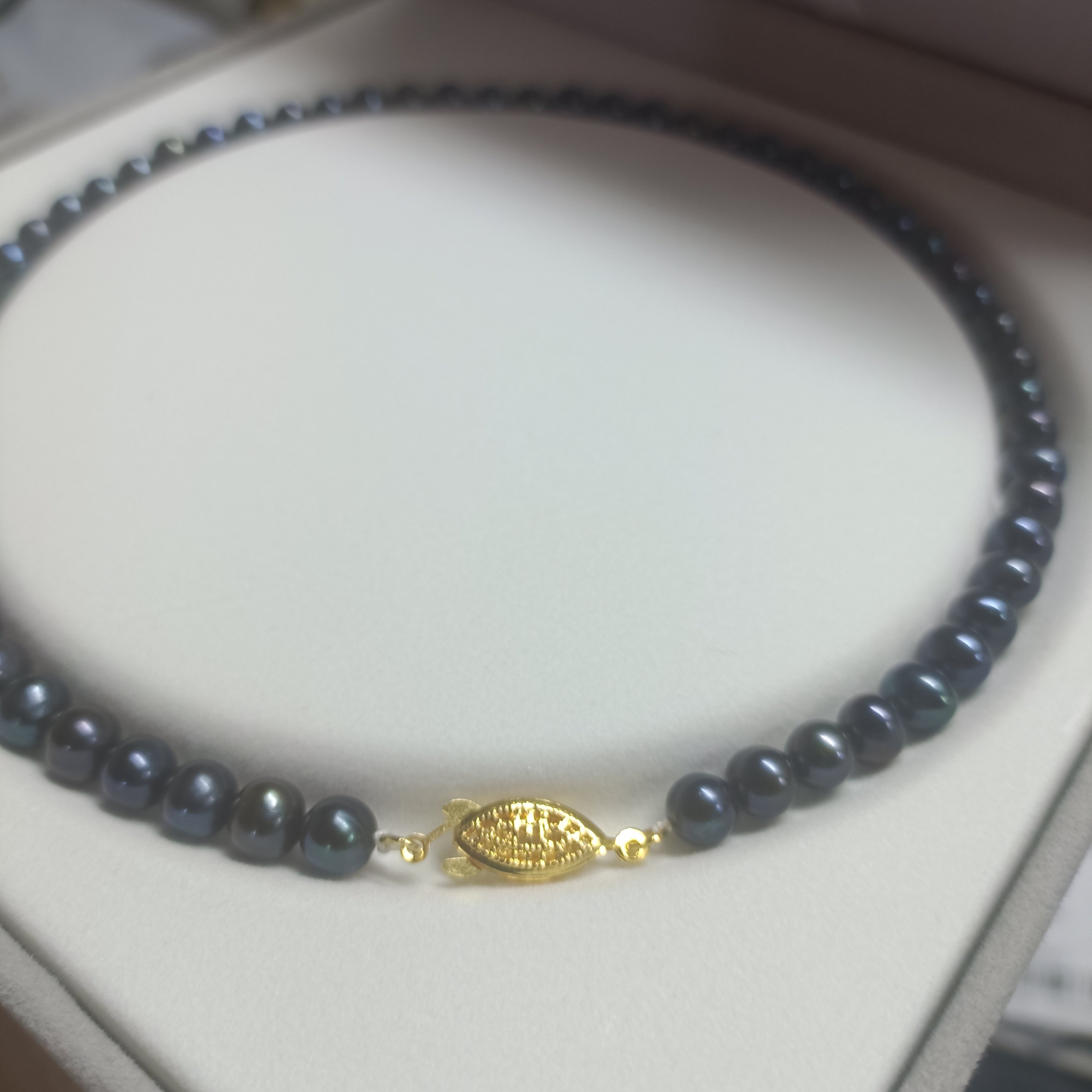 Унисекс ожерелье из пресноводных жемчужин с серебряной застежкой с вырезом длинное украшение для дней рождения, свадеб и юбилеев