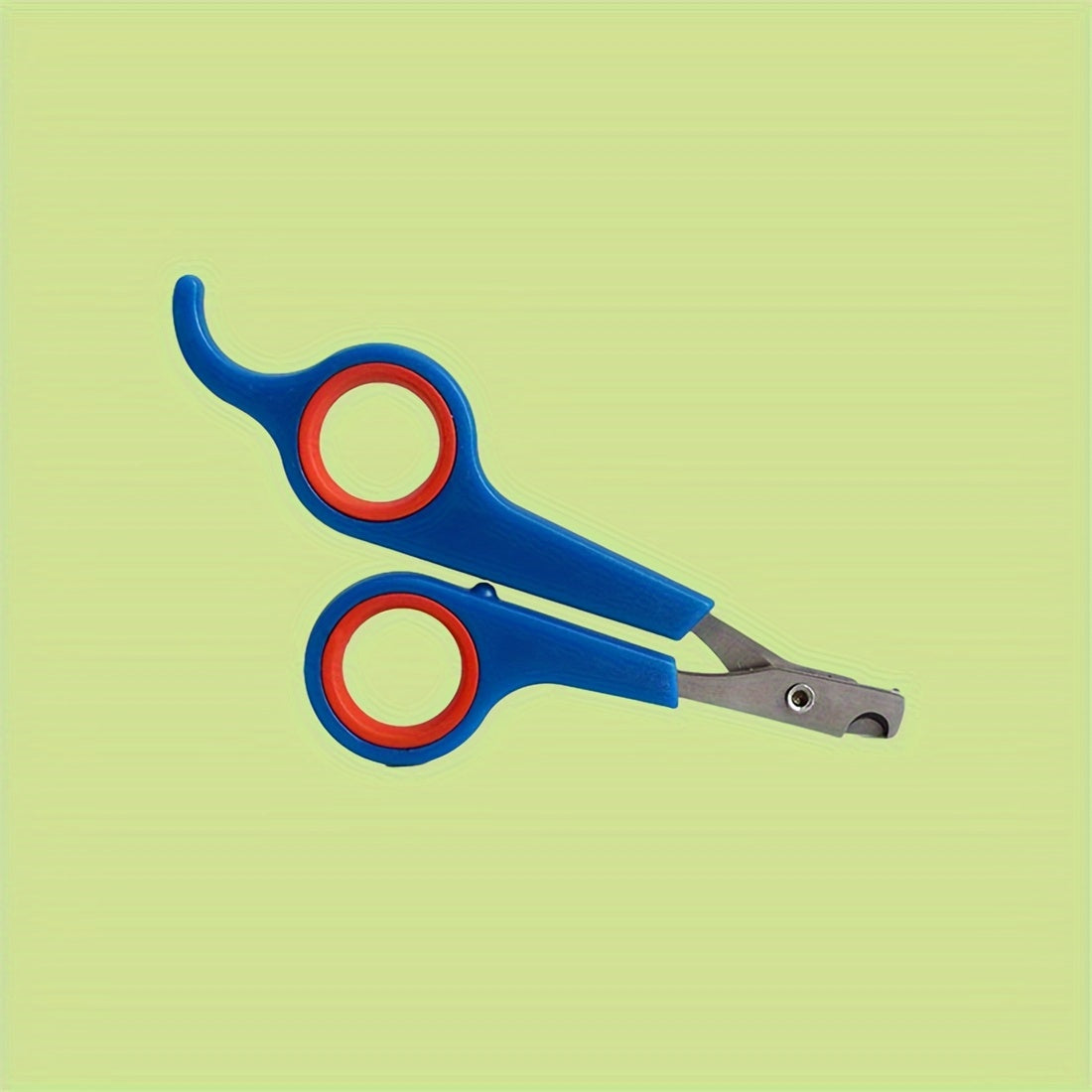 Kichik uy hayvonlari uchun qulay tutqichli zanglamas po'latdan yasalgan tirnoq kesgichlar.