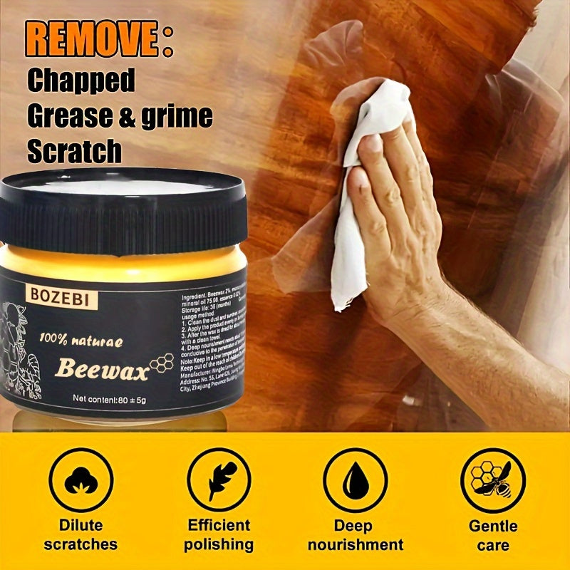 Wooden Floor and Furniture Polishing Oil with Beeswax, 250ml Kit