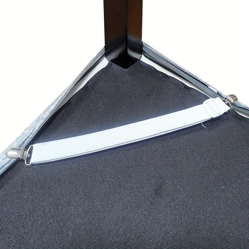 White Elastic Sheet Holder for Sofa Cushions and Mattresses Non-Slip Bed Strap
