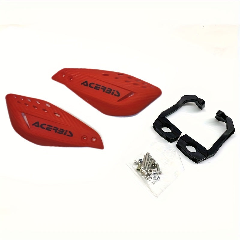 Off Road Motorcycle Hand Guards Carbon Fiber Look Dual-Sided Protective Shields for Dirt Bikes