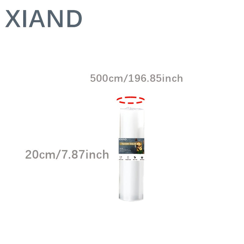 6-to'plam vakuum bilan yopilgan sumka rulolari 15.24cm x 20', 20.32cm x 20', 27.94cm x 20' oziq-ovqatni saqlash uchun