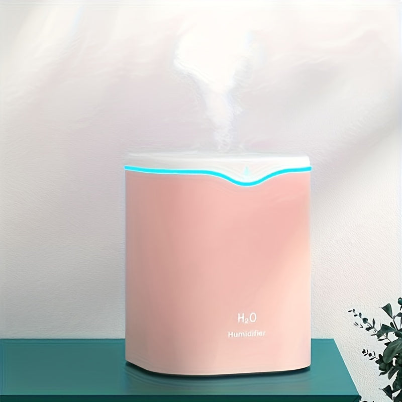 Humidificador ultrasónico con USB doble niebla aromaterapia luz nocturna 300mL/h para hogar oficina