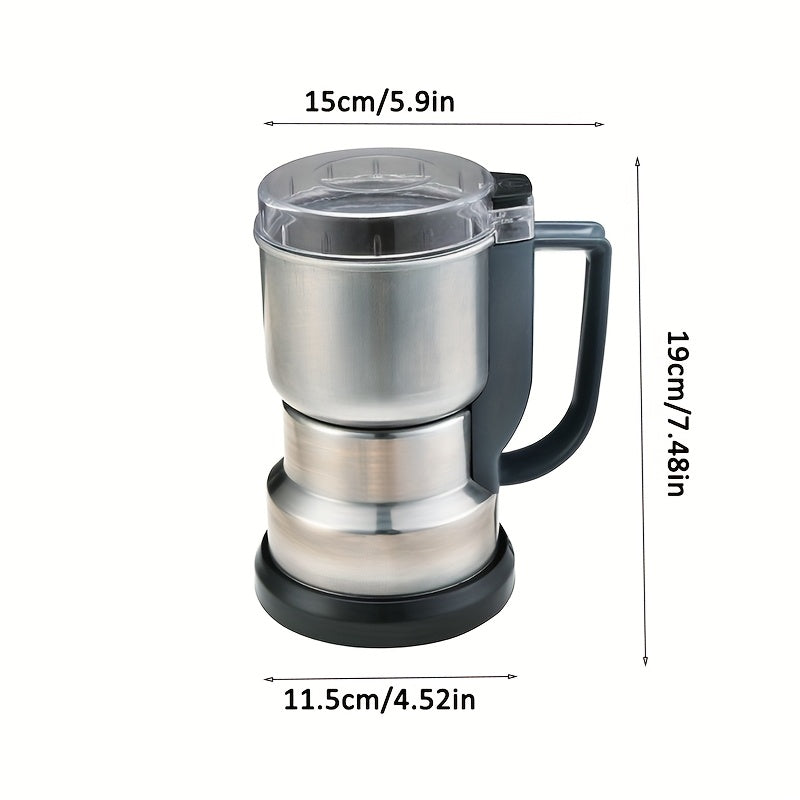 Elektrik Qahva maydalagichi 200W Polad Bir tugma bilan ziravorlar, yong'oq maydalagich