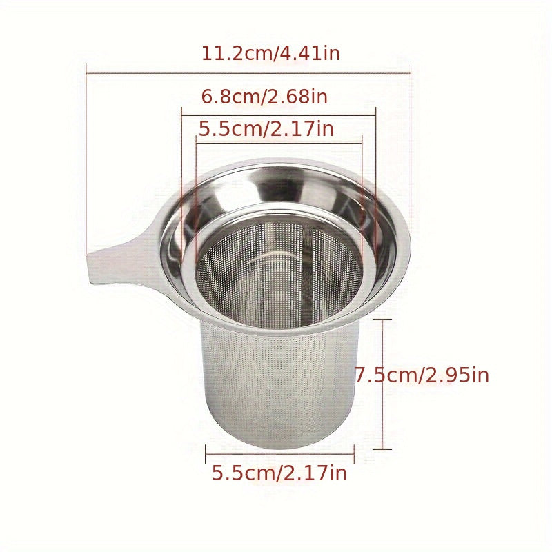 Stainless Steel Tea Strainer for Tea, Oil, and Impurity Filtration, Durable