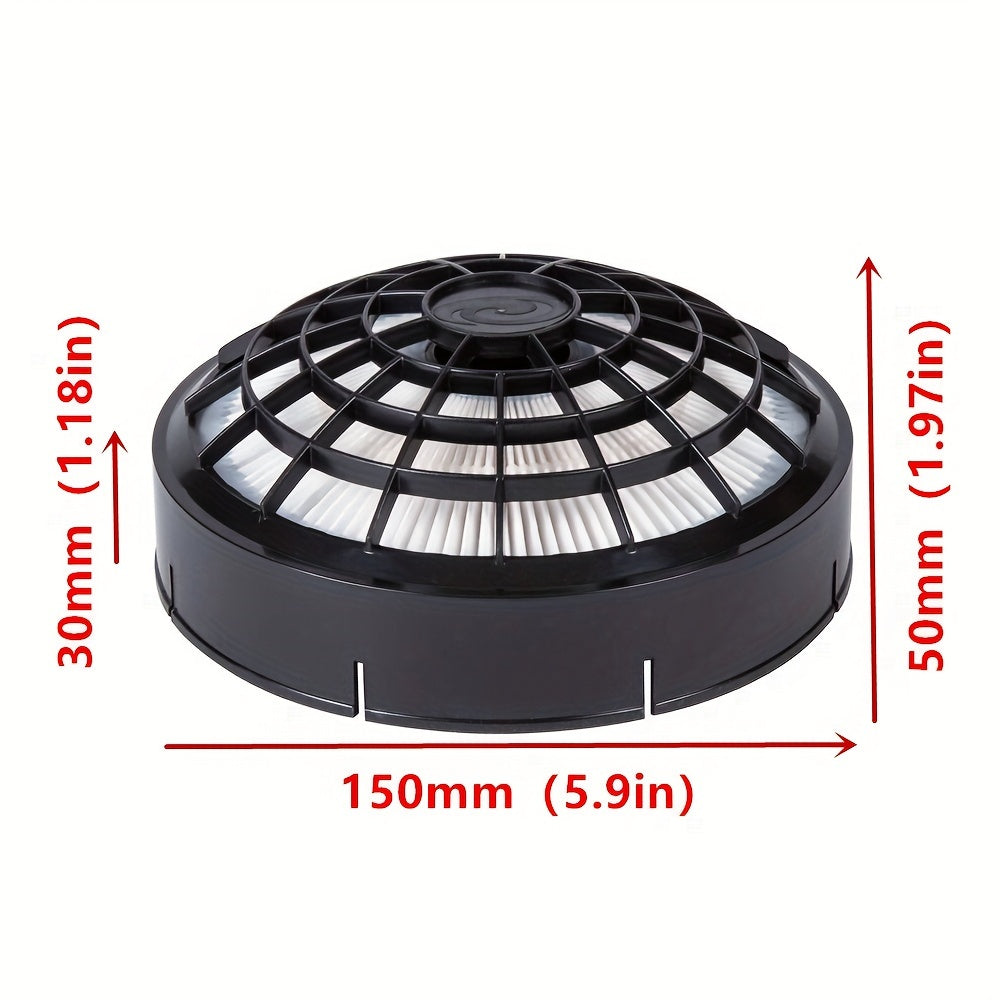 ProTeam Backpack Vacuum'lar uchun mo'ljallangan ikki dona HEPA Dome Filtrlari, 6qt va 10qt modellari bilan ishlatish uchun mos - Qism raqami 106526.