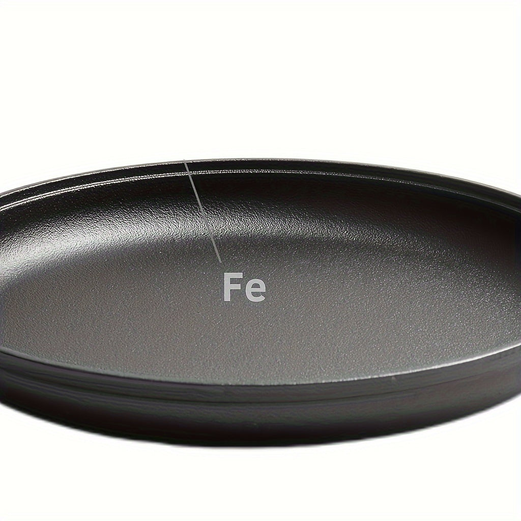 Cast Iron Skillet 10 Inch Non-Stick Frying Pan for Cooking Pizza, Stir Fry, BBQ