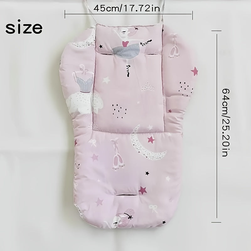 Kichkintoylar va chaqaloqlar uchun bolalar aravachasi o'rindig'i yostiqchasi, yumshoq polyester, izolyatsiya qiluvchi qulaylik