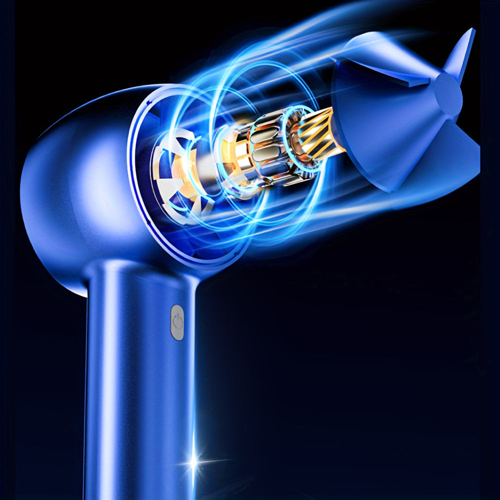 Portable Handheld Fan with Carabiner USB Battery Powered for Travel Camping Desk Bicycles