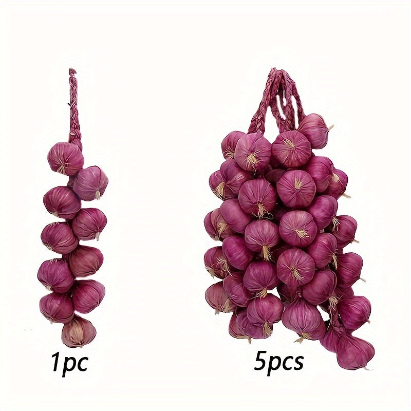 Artificial Foam Fruit Decor Set for Chinese-Style Photo Props and Restaurant Decor Onion Garlic Corn Red Pepper