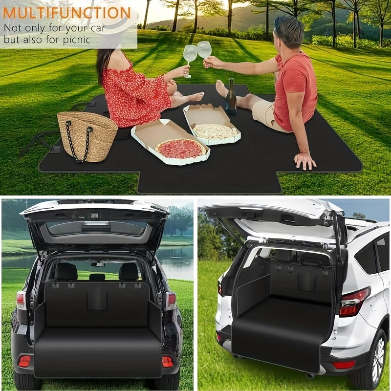 Dog Car Trunk Protector Mat Anti Slip Washable Cargo Cover for SUV Black