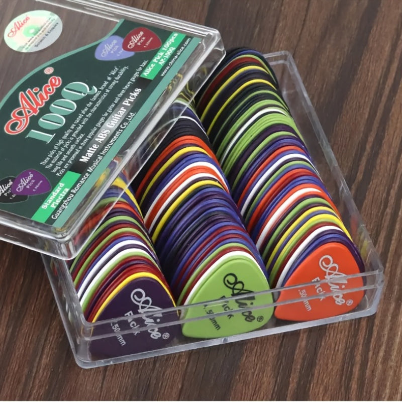 Набор из 20 медиаторов для гитары ABS, прочные, разноцветные, толщиной 0,58-1,5 мм, для акустической, электрической и бас-гитары