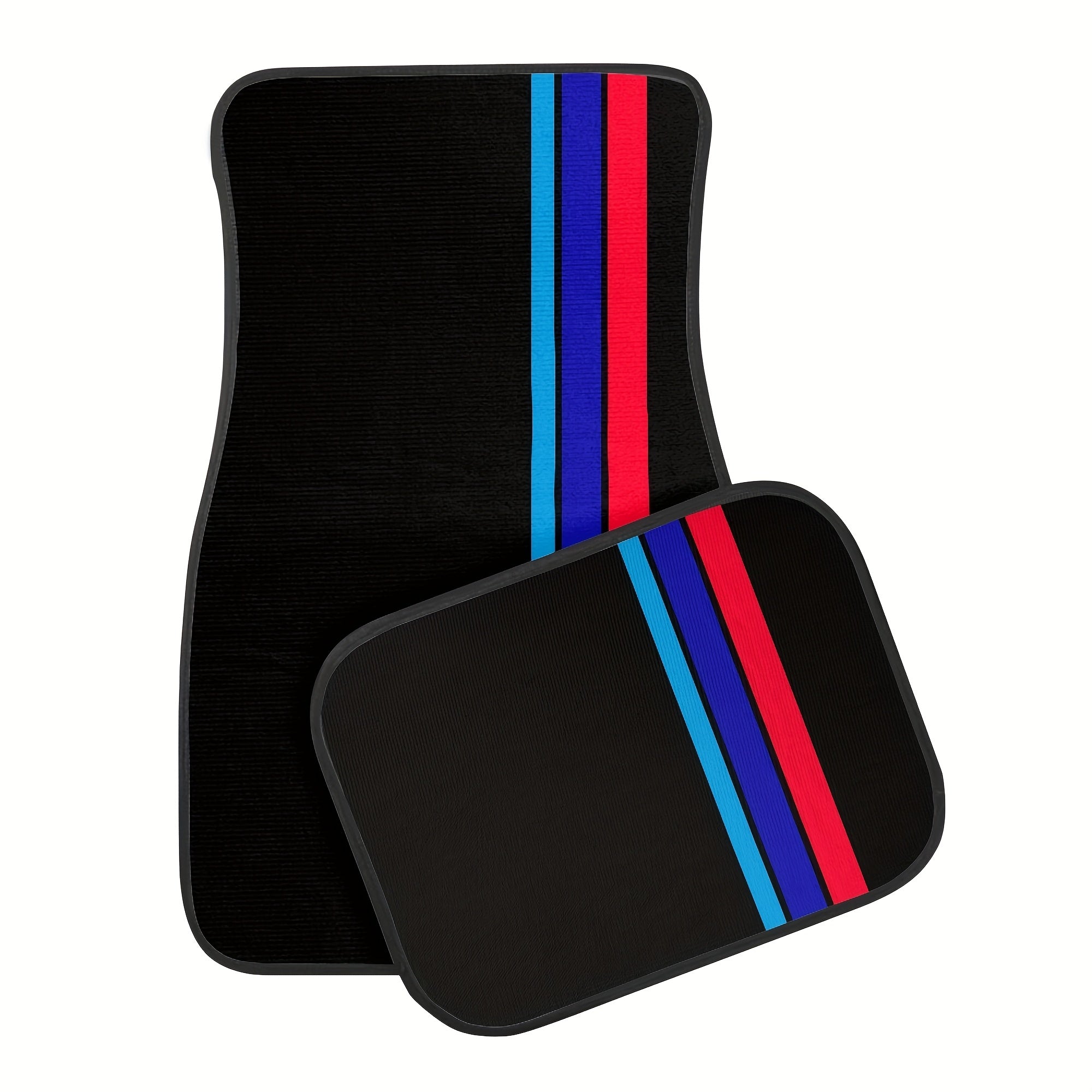 4-Piece Polyester Car Floor Mats All-Season Interior Protection for SUVs Sedans