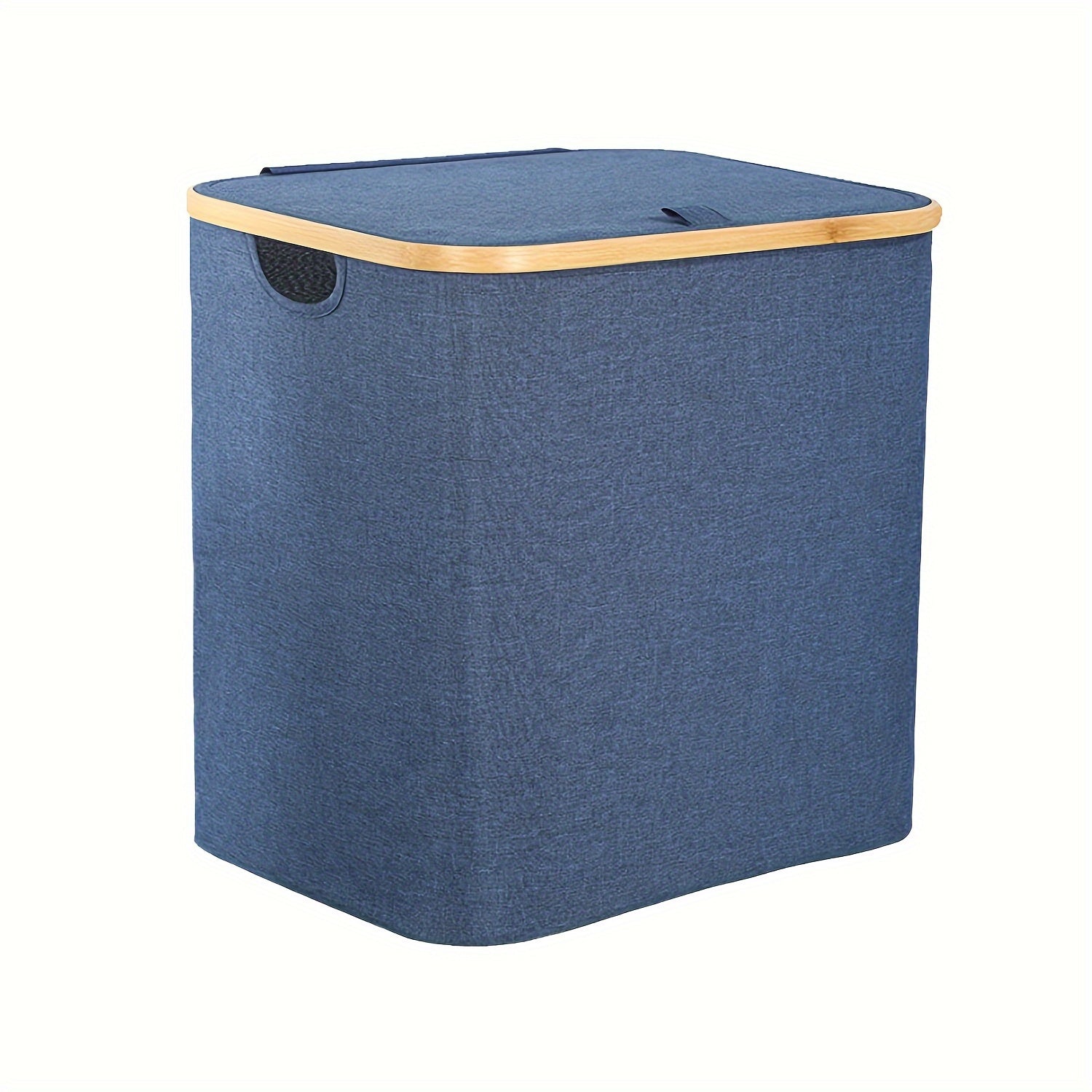 Bamboo Laundry Hamper 60L Foldable Waterproof Collapsible Closet Bathroom Storage