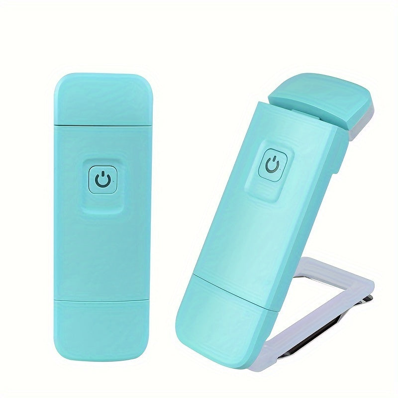 Rechargeable LED Clip-On Book Light with Adjustable Brightness Eye Protection and Portable USB Power