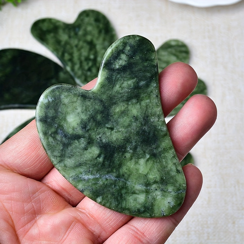 Tabiiy tosh qirqish taxtasi - yuz va tana parvarishi uchun massaj asbobi, 1 dona, 3 dona yoki 5 dona mavjud, qo'lda tayyorlangan va bayram sovg'asi uchun mukammal.