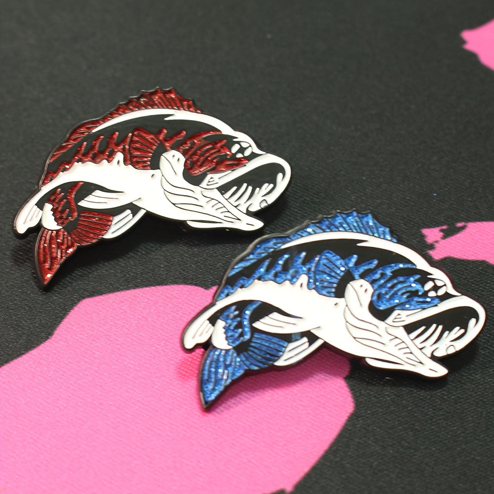 Koi Fish Enamel Pin for Men Zinc Alloy Fashionable Accessory