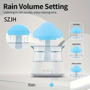 Rain Cloud Aromatherapy Essential Oil Diffuser Night Light Humidifier Desk Fountain Bedside Sleep Relaxation