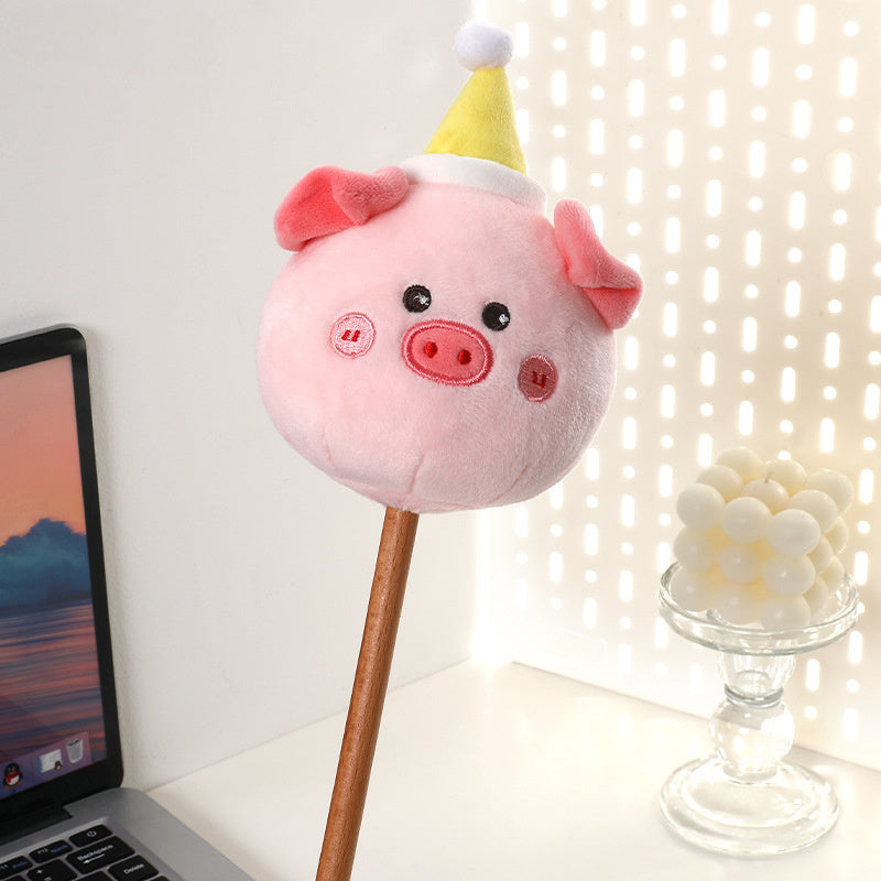 Plush Cartoon Massage Hammer for Neck Shoulder Legs Handheld Back Massager