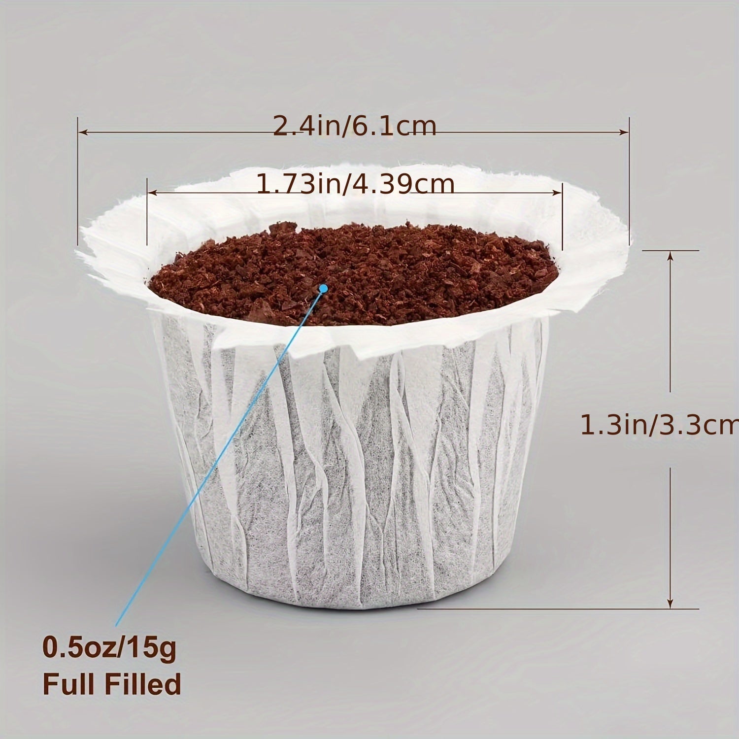 300 ta K-Cup uchun mo'ljallangan bir martalik qog'oz qahva filtrlar, barcha brendlar bilan mos keladigan qayta ishlatiladigan stakan qog'oz filtrlar bilan. Ushbu filtrlar foydalanish va tozalash uchun oson, qahva podi tajribasini muammosiz ta'minlaydi.