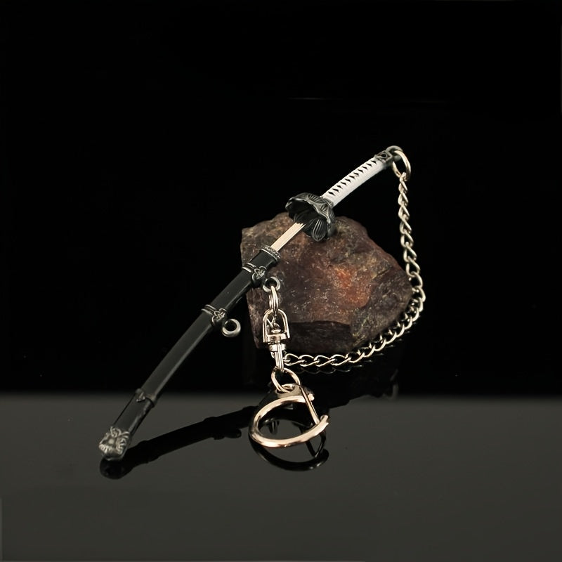 Miniature Weapon Keychain for Men Gaming Fans Collectors Gift