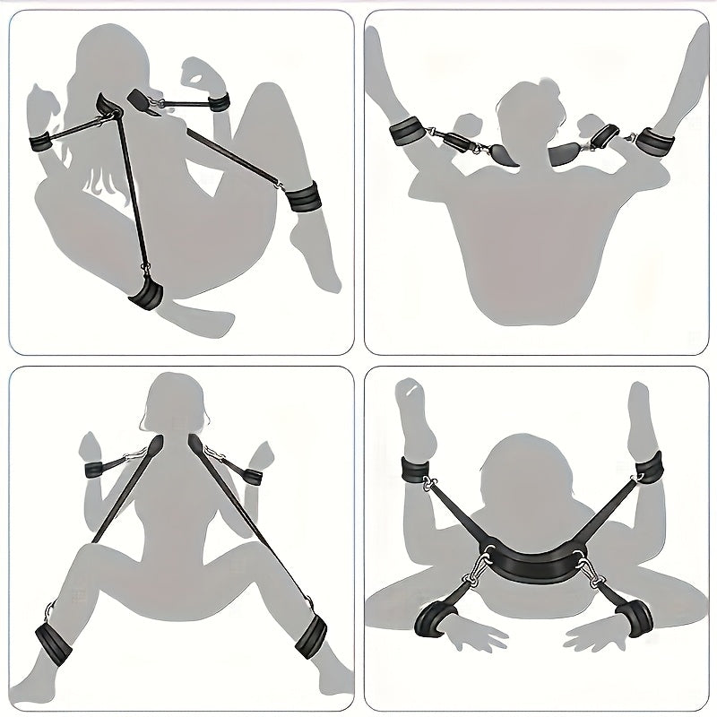 Adult Bondage Set with Leg Restraints and Pillow, Sex Play Toys