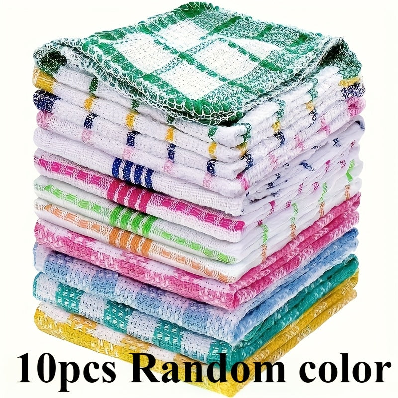 10x5 Waffle Weave Kitchen Towels Quick-Dry Super Absorbent Multipurpose Dish Cloths