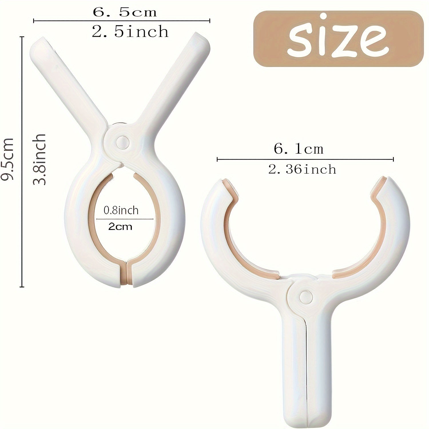 Juego de 12 pinzas de plástico resistentes para ropa y toallas con resortes resistentes a la oxidación