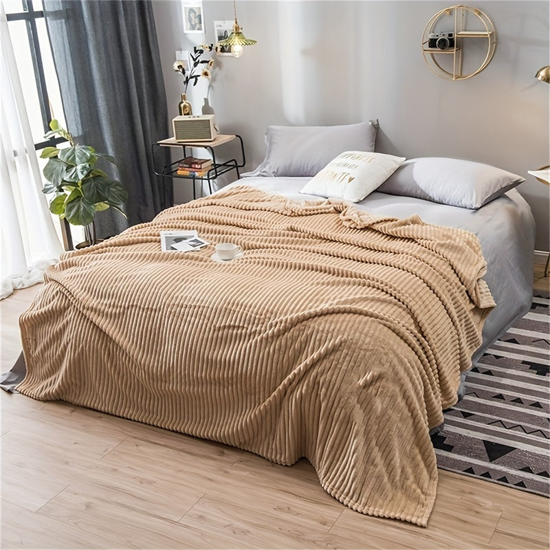 Faux Rabbit Fur Bed Blanket Soft Plush Throw for Bed Couch 50x60 Inches