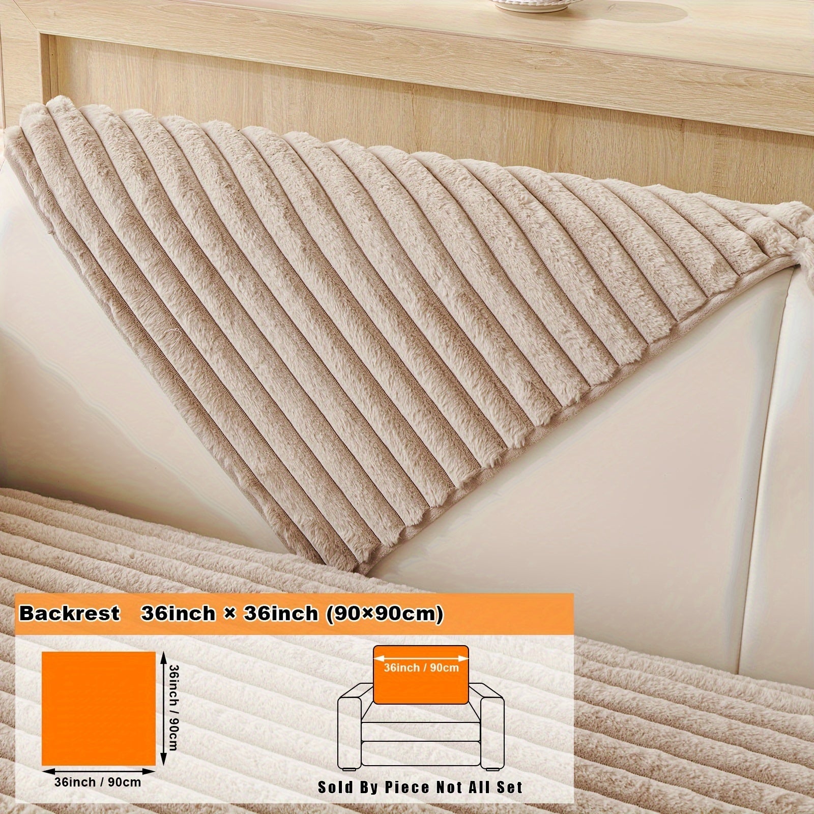 Barcha turdagi divanlar uchun mo'ljallangan, sun'iy quyon junidan tayyorlangan zamonaviy plush divan qoplamasi, mushuk va it egalari uchun iliqlik va himoya ta'minlaydi.