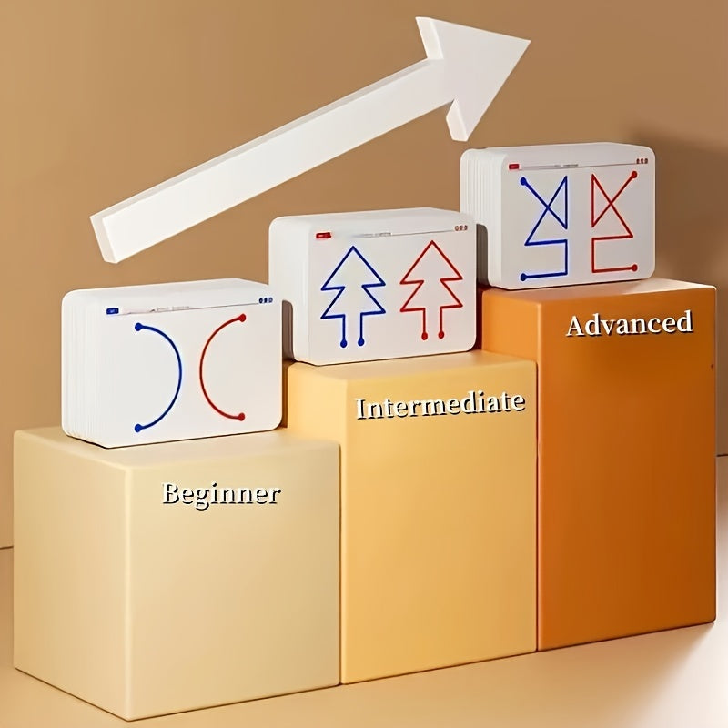 20-Pack Educational Practice Boards for Motor Skills and Hand-Eye Coordination, Reusable Cardboard