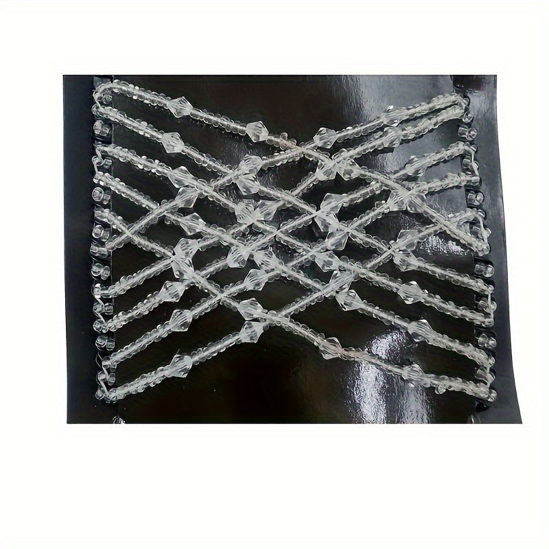 Women Hair Comb Vintage Bead Crystal Faux Pearl Hair Accessories Hair Jewelry