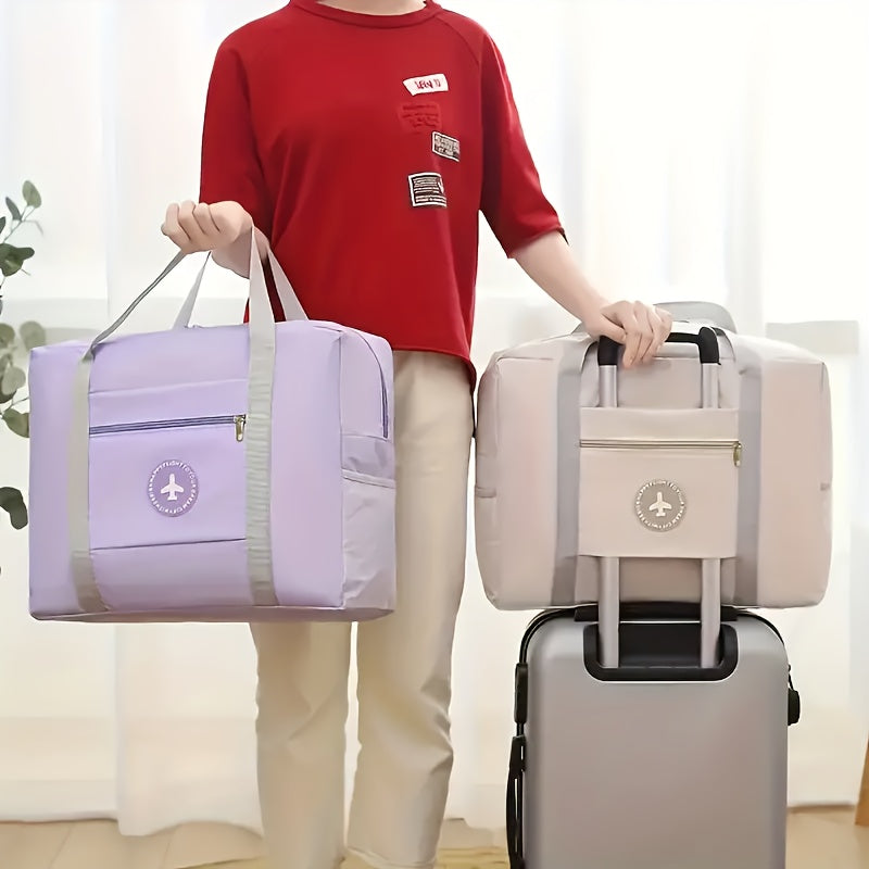 Large Capacity Travel Storage Bag for Clothes Foldable Portable Polyester