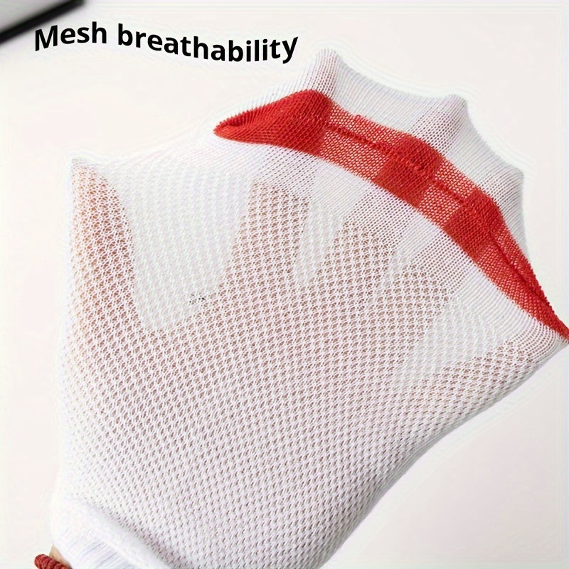 Men's Mesh Ankle Socks 10 Pairs Breathable Sweat-Wicking Soft for Sports Outdoor