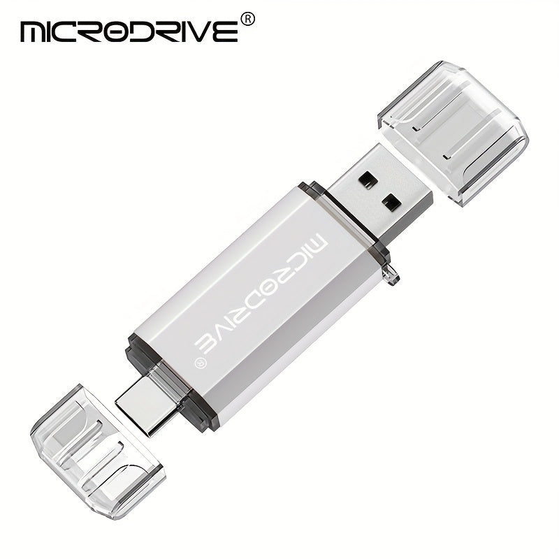 32GB, 64GB va 128GB o'lchamlarida mavjud bo'lgan yuqori tezlikdagi USB Type-C Microdrive.
